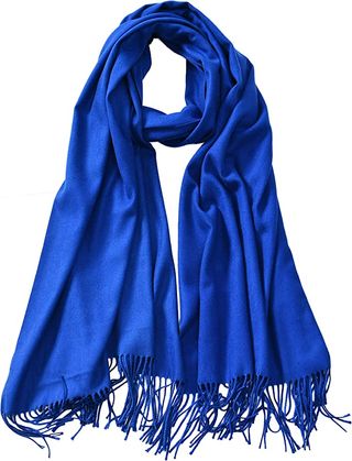 Cindy & Wendy + Large Soft Cashmere Silky Pashmina Solid Shawl Wrap Scarf