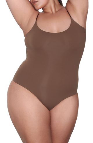 Skims + Fits Everybody Camisole Thong Bodysuit in Oxide