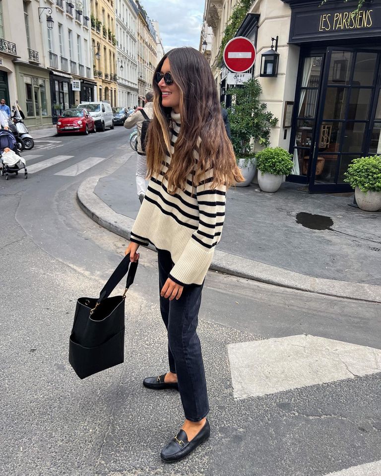 10 Sweater Styles French Women Wear With Jeans | Who What Wear