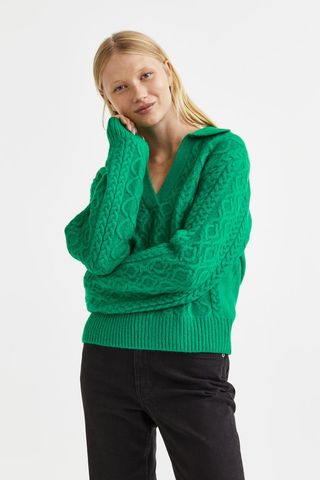 H&M + Cable-Knit Sweater