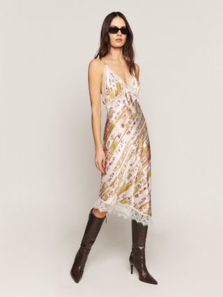 Reformation + Milania Silk Dress