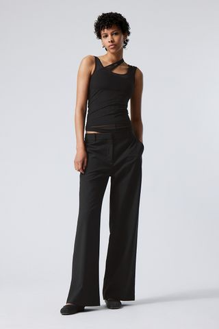 Weekday + Emily Low Waist Suiting Trousers