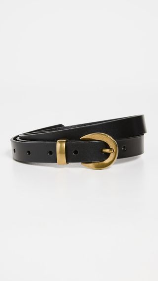 Madewell + Skinny Leather Belt
