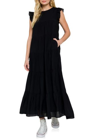 English Factory + Tiered Maxi Dress