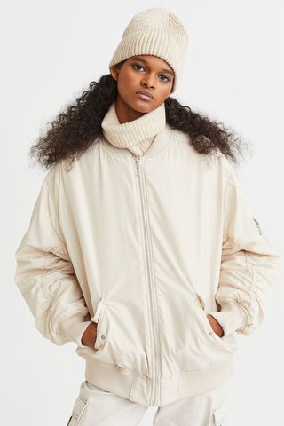 H&M + Padded Bomber Jacket