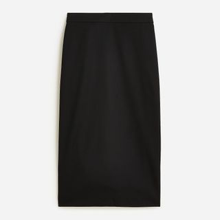 J.Crew + No. 3 Pencil Skirt in Bi-Stretch Cotton