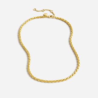 J.Crew + Gold-Tone Rope Chain Necklace