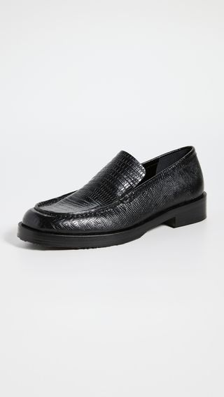 BY FAR + Rafael Leather Loafers