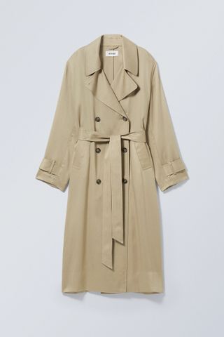 Weekday + Evelyn Lyocell Trench Coat