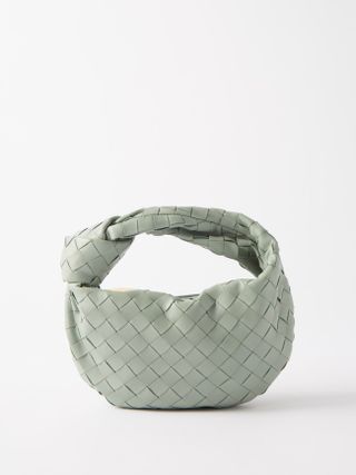 Bottega Veneta + Jodie Mini Intrecciato-Leather Shoulder Bag