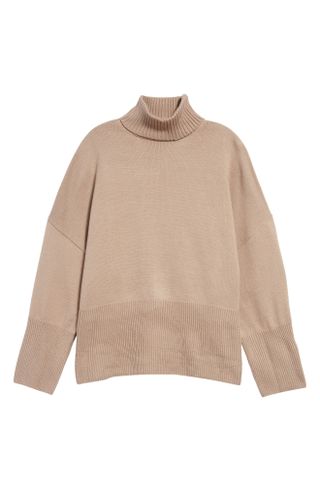 Topshop + Oversize Turtleneck Sweater