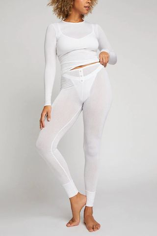 Negative Underwear + Whipped Long Underwear in White