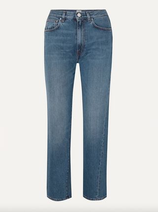Toteme + Original High-Rise Straight-Leg Jeans