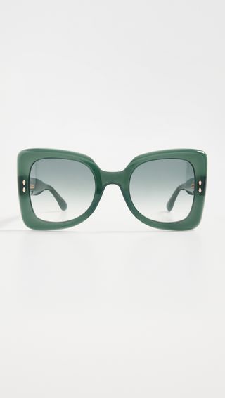 Isabel Marant + Oversized Square Glam Sunglasses