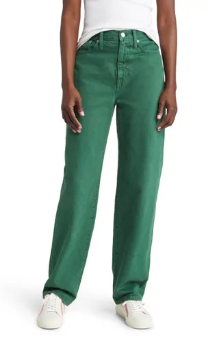 Madewell + Garment Dye Baggy Straight Jeans