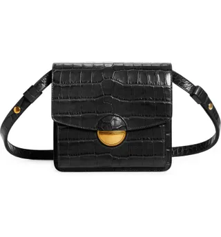 Proenza Schouler + Dia Croc Embossed Leather Bag