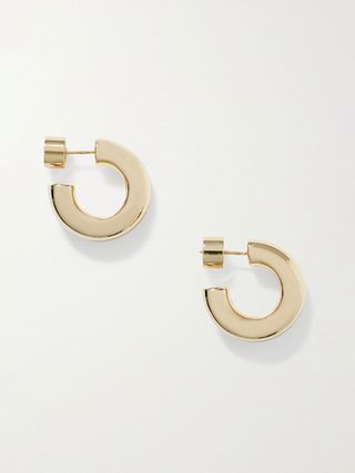 Jennifer Fisher + Micro Samira Gold-Plated Hoop Earrings