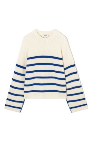 COS + Stripe Crewneck Sweater