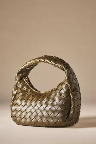 Anthropologie + The Inez Woven Faux Leather Bag
