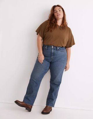 Madewell + Curvy Perfect Vintage Straight Jean