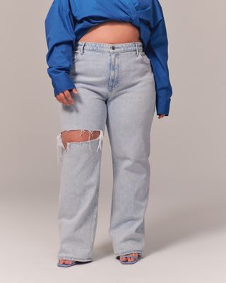 Abercrombie & Fitch + Curve Love High Rise '90s Relaxed Jean