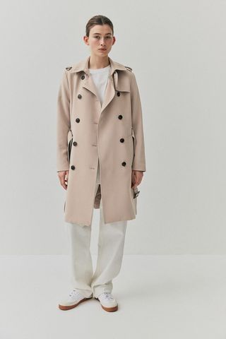 H&M + Double-Breasted Trenchcoat