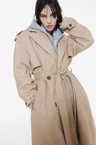 H&M + Twill Trench Coat