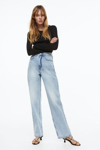 H&M + 90s Straight High Jeans