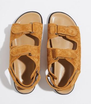 Bassike + Padded Double Strap Sandals