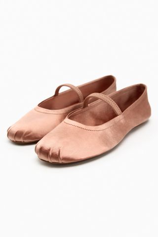 Zara + Satin Ballet Flats