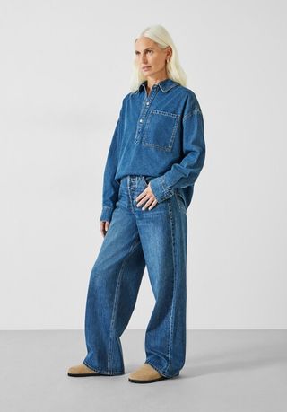 Hush + Katie Baggy Straight Jeans