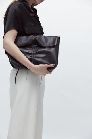 Zara + Leather Clutch