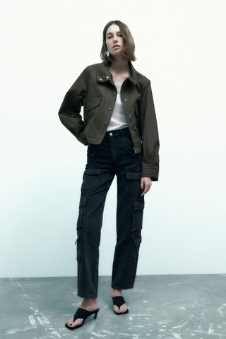 Zara + The Multipocket Cargo Jeans