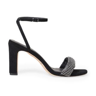 Loeffler Randall + Crystal-Embellished Suede Ankle-Strap Sandals