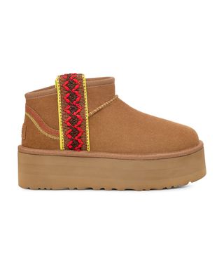 Ugg + Classic Ultra Mini Braid Platform Boots