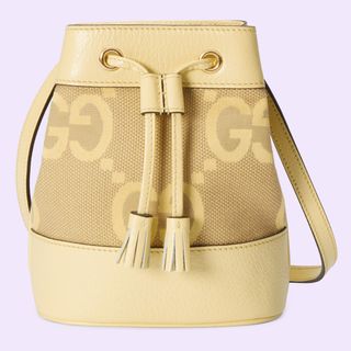 Gucci + Ophidia Jumbo GG Mini Bucket Bag