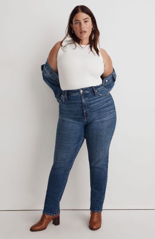 Madewell + The Perfect Vintage Straight Leg Jeans: Instacozy Edition