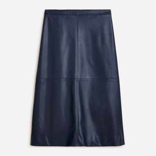 J.Crew + A-Line Midi Skirt