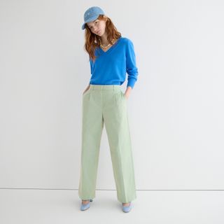 J.Crew + Pleated Capeside Chino Pants
