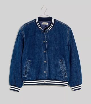 Madewell + Denim Bomber Jacket