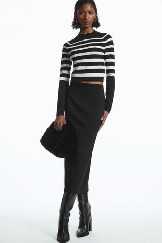 COS + Knitted Midi Pencil Skirt