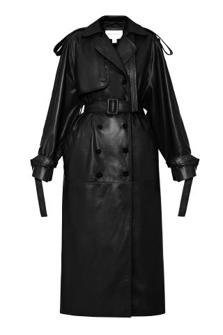 Materiel + Eco Leather Utilitarian Trench Coat