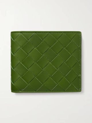 Bottega Veneta + Intrecciato Leather Billfold Wallet