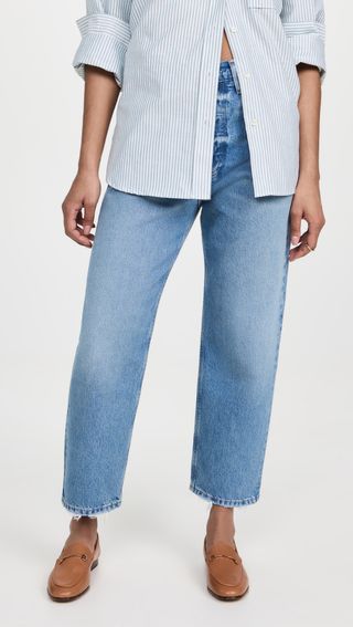 Agolde + 90s Crop: Loose Straight Jeans
