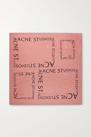 Acne Studios + Printed Silk-Twill Scarf