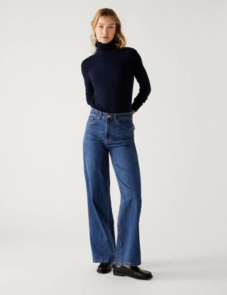 M&S Collection + The Wide Leg Jeans