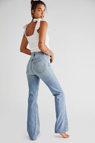 Agolde + Vintage Hi-Rise Flare Jeans