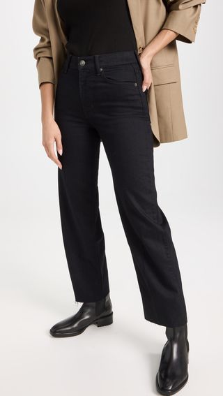 Reformation + Emma High Rise Wide Leg Jeans
