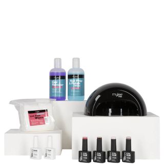 Mylee + Curing Lamp Kit With Gel Nail Polish Essentials Set