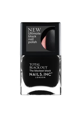 Nails Inc + Total Blackout Ultimate Black Nail Polish